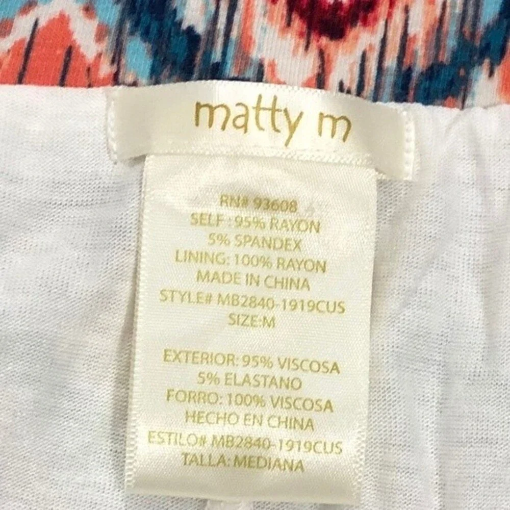 MATTY M Midi Pull-on Stretch Below Knee Skirt